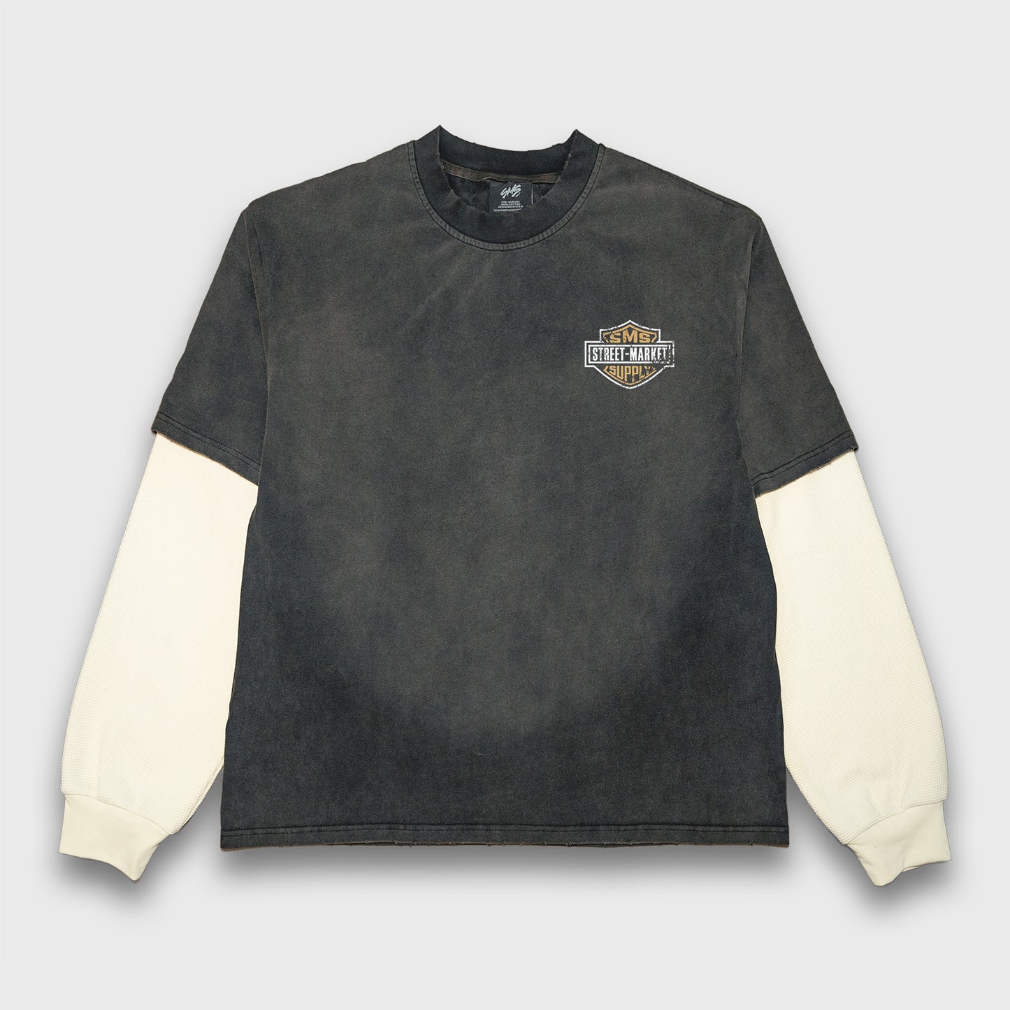 Vintage Eagle Thermal - Faded Black
