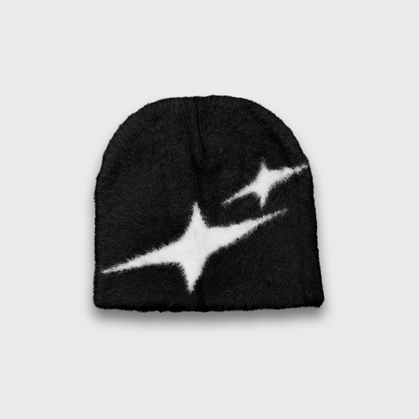 Mohair Beanie - Black