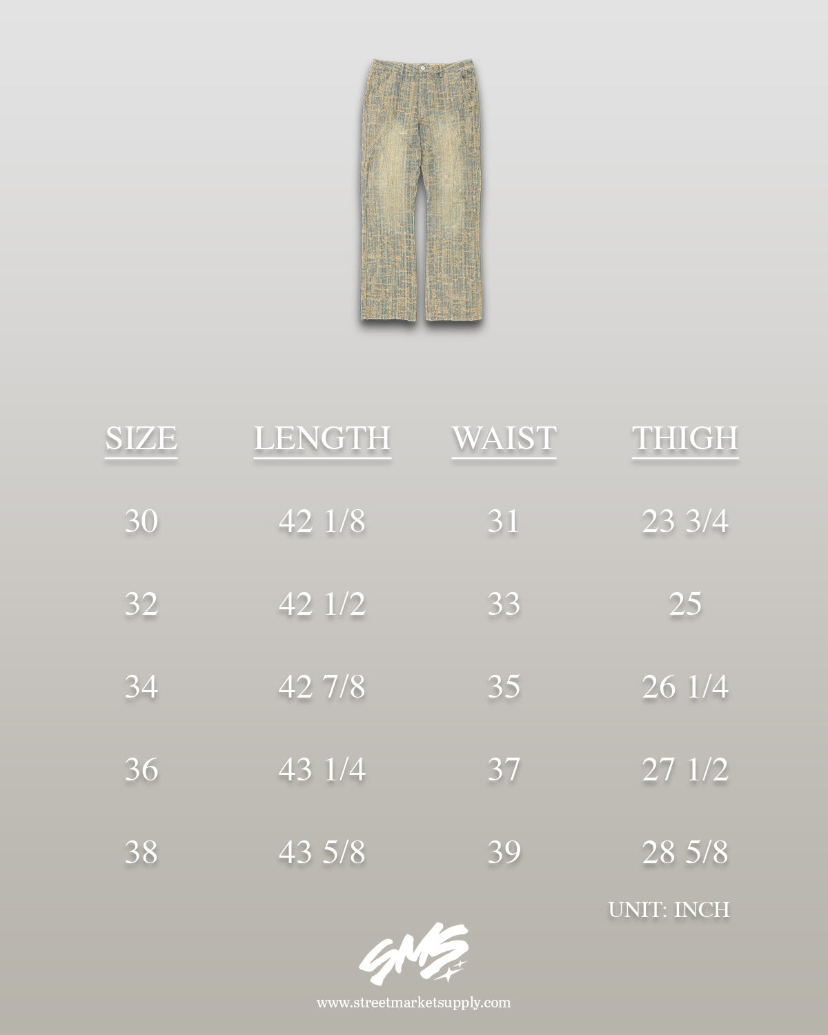 Flare Denim - Cream Wash