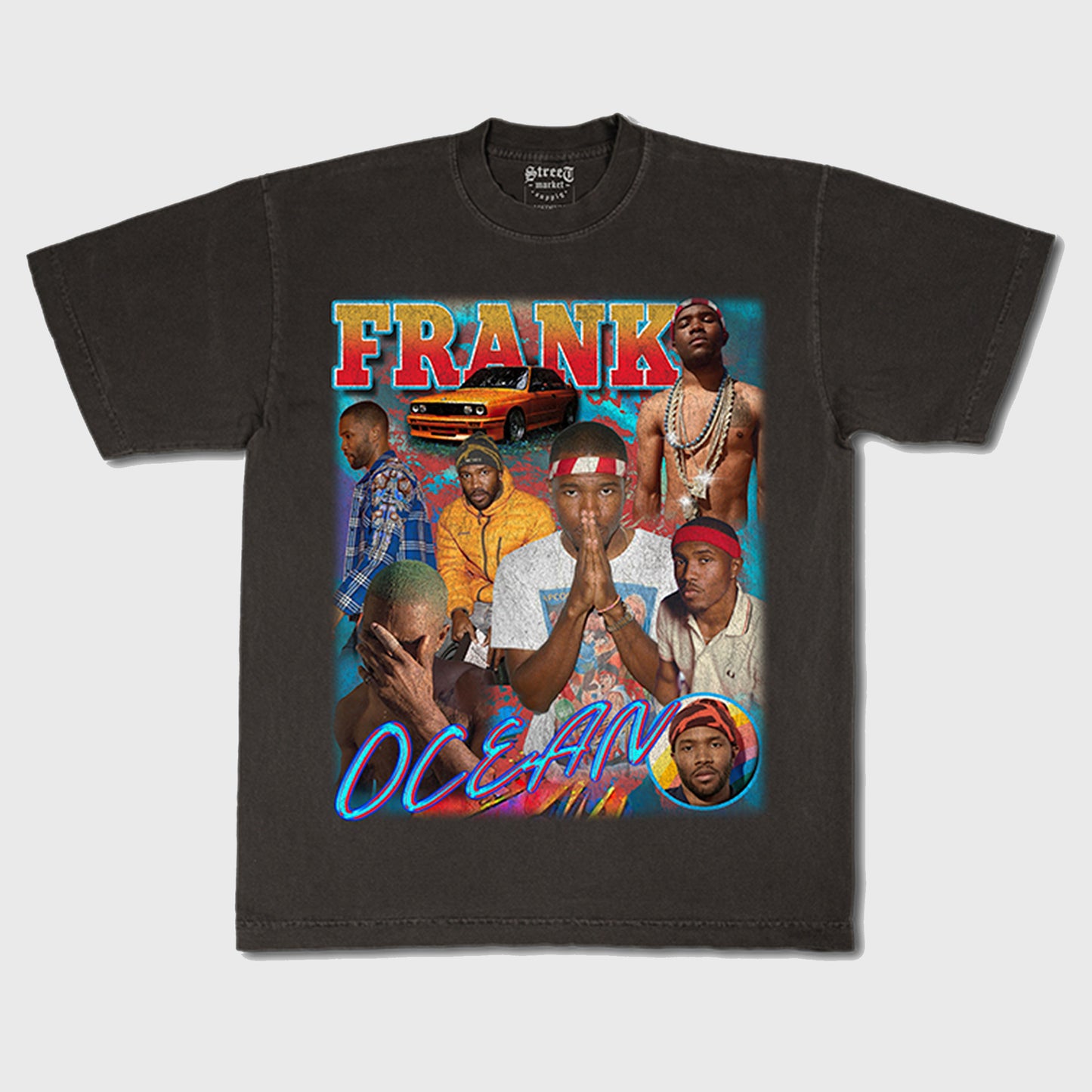 OCEAN Tee - Vintage BLACK