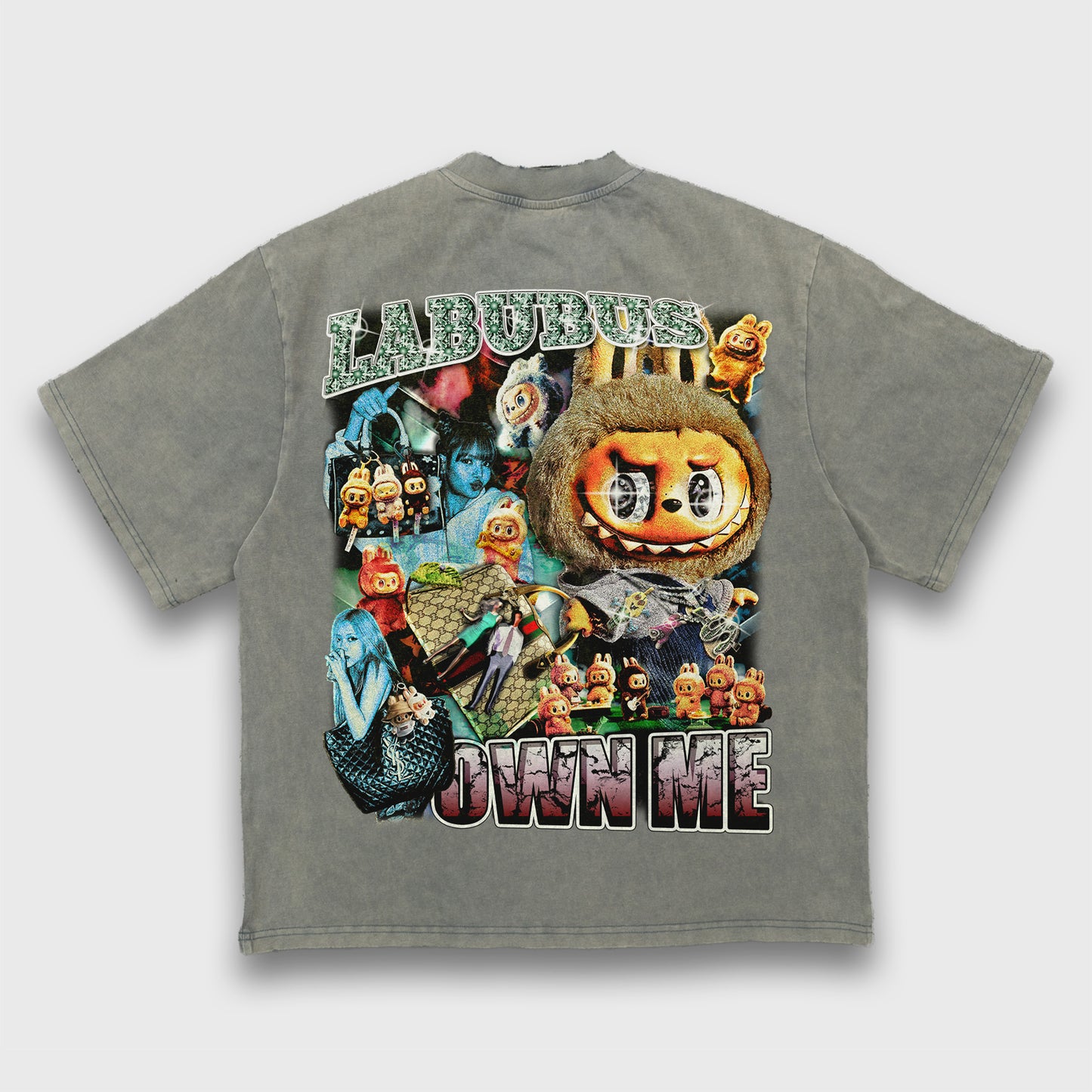 Labubu Tee - Summer Grey