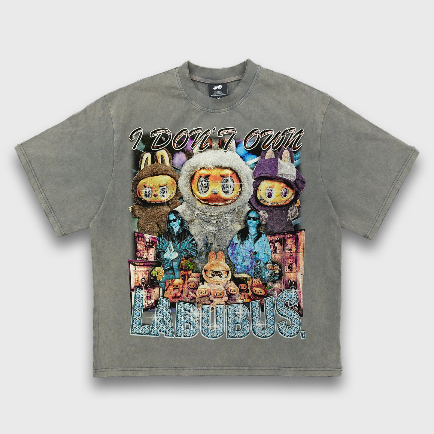 Labubu Tee - Summer Grey