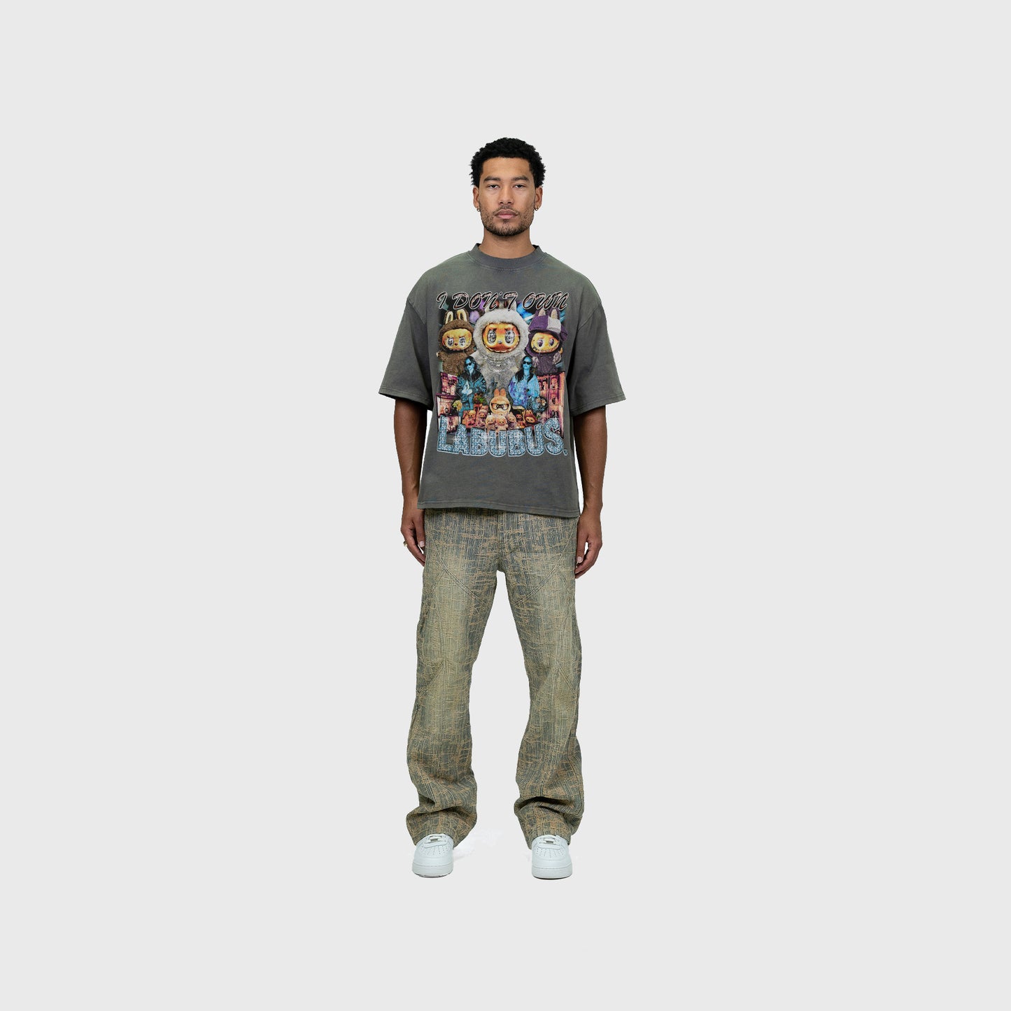 Labubu Tee - Summer Grey