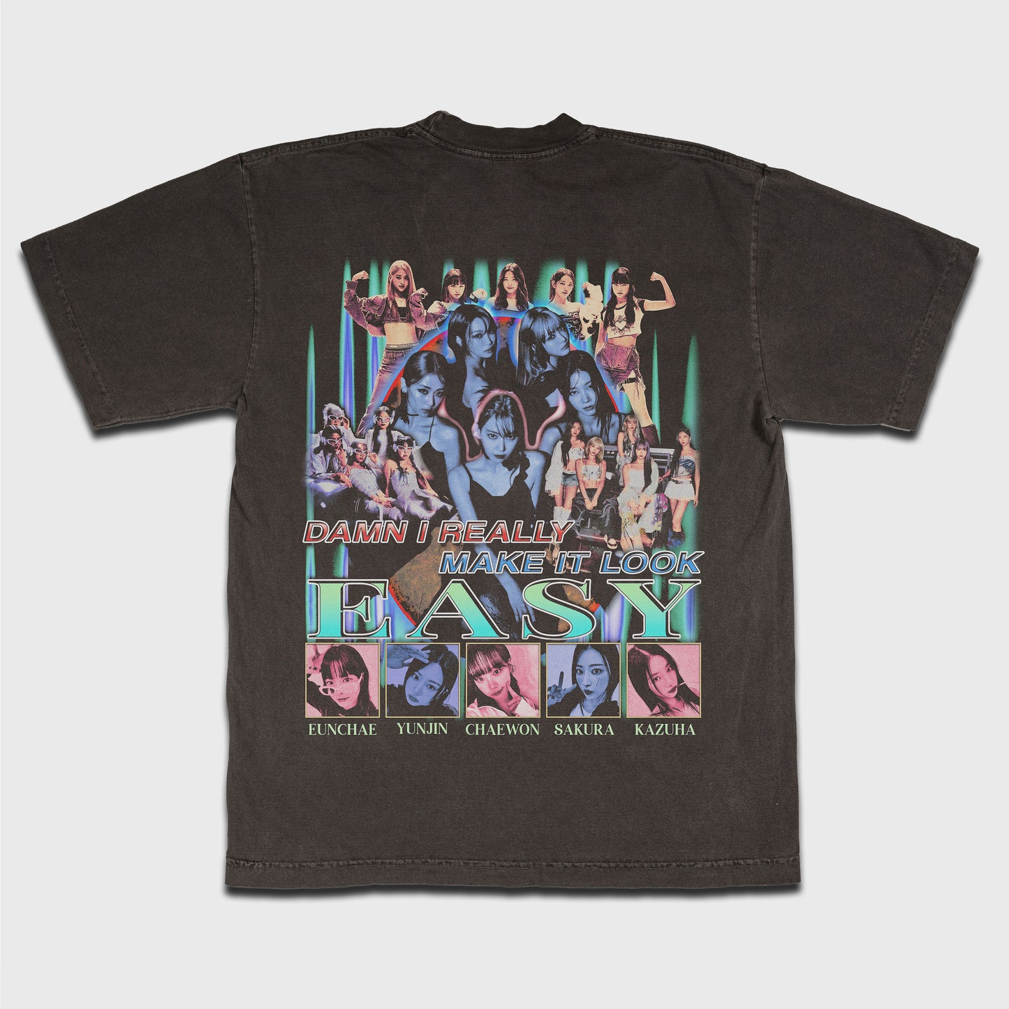 SSERAFIM Tee - Vintage BLACK