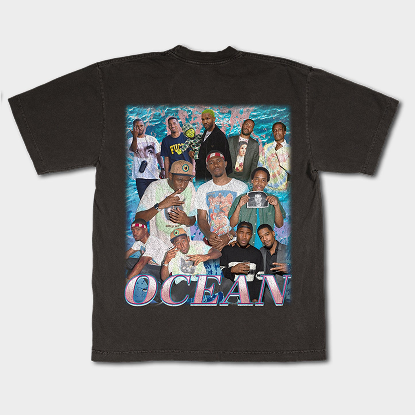 OCEAN Tee - Vintage BLACK