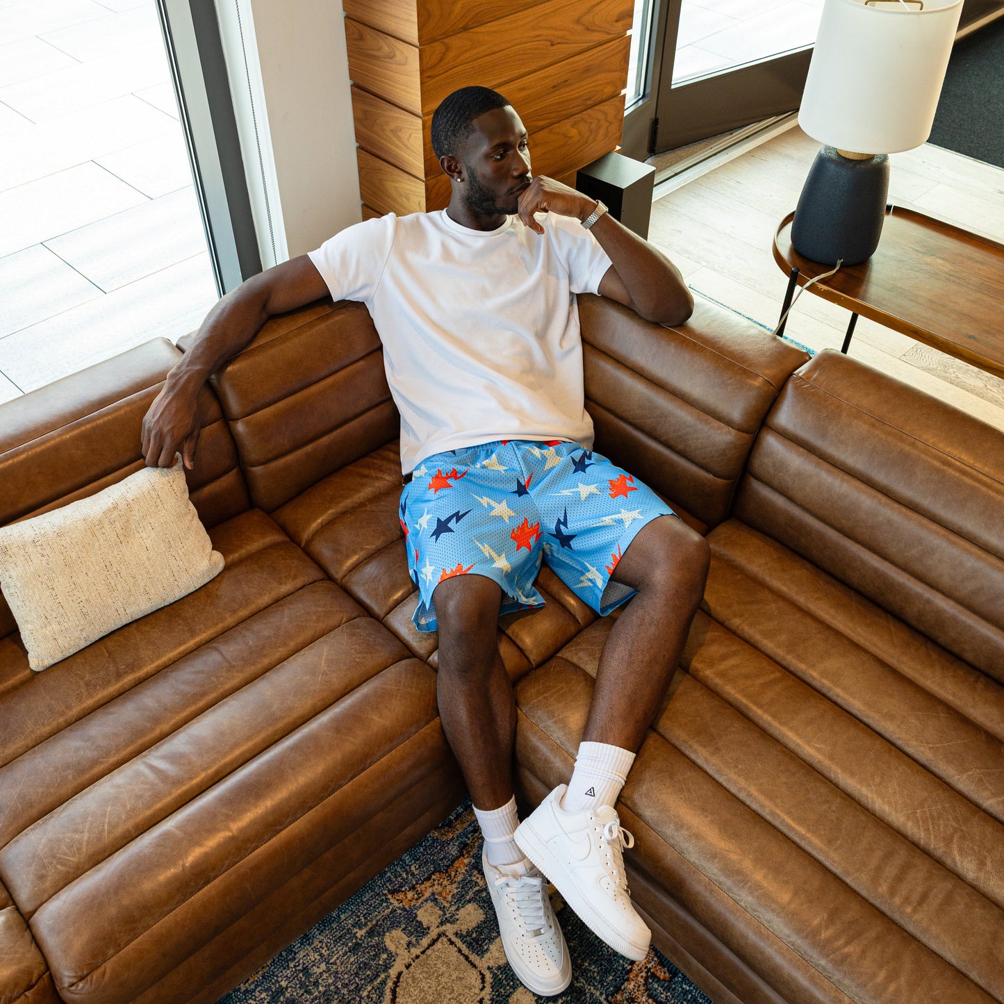 Bapesta Mesh Shorts - BLUE