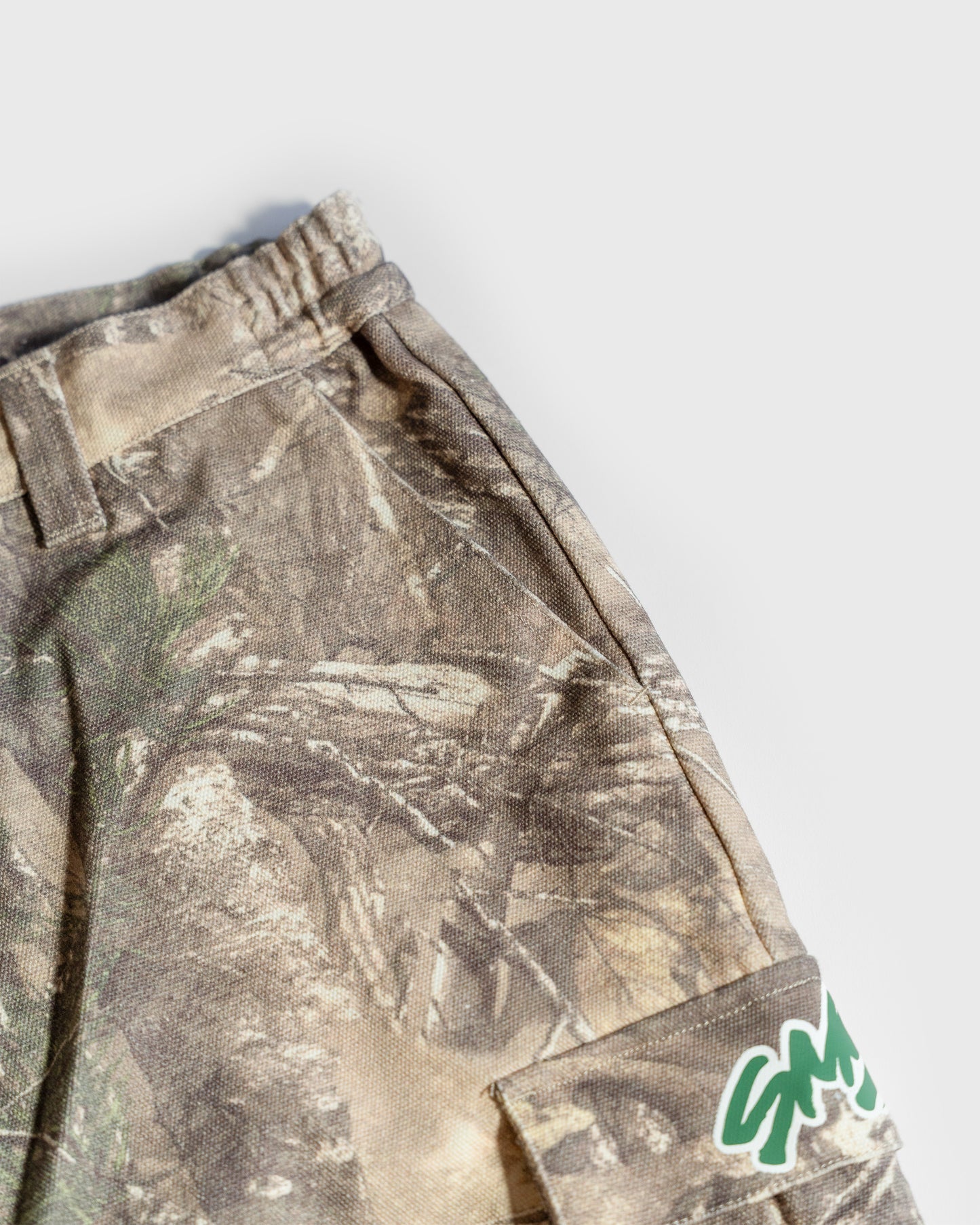 Premium Drape Cargo Pants - Dark Realtree