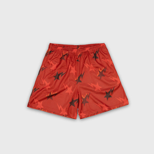 Bapesta Mesh Shorts - RED