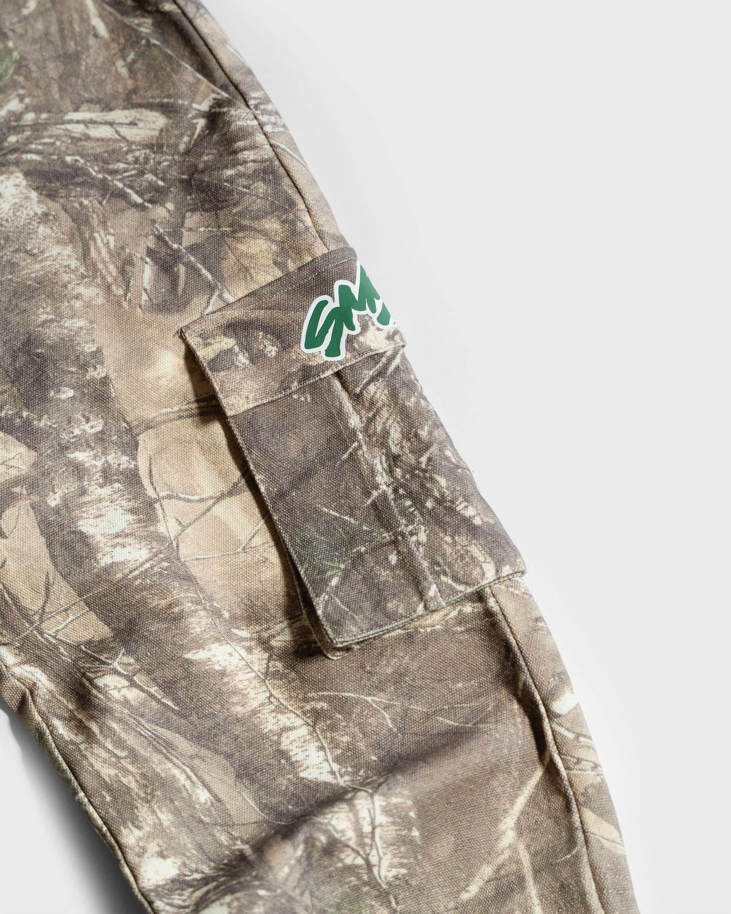Premium Drape Cargo Pants - Dark Realtree