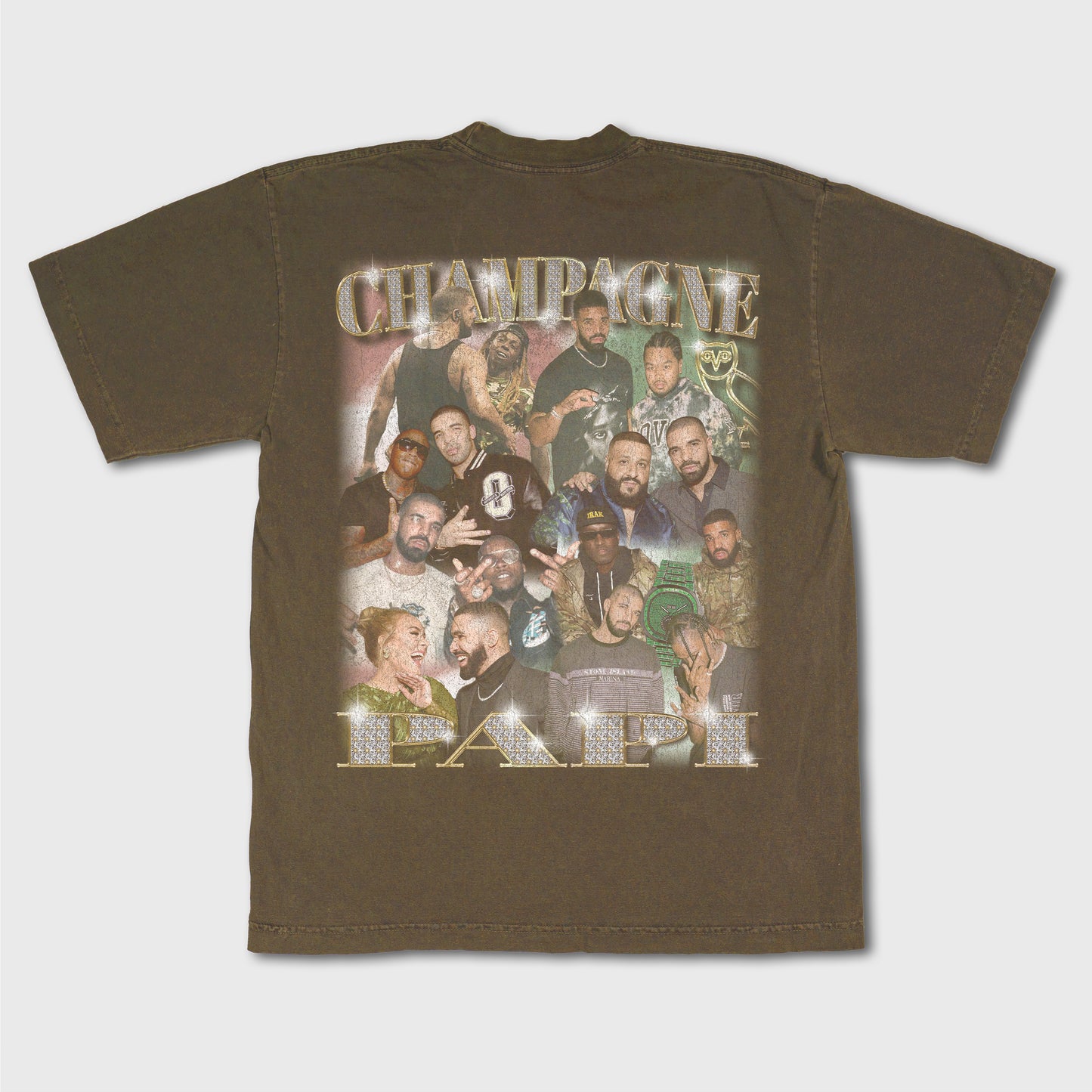 DRAKE Tee - Vintage BROWN