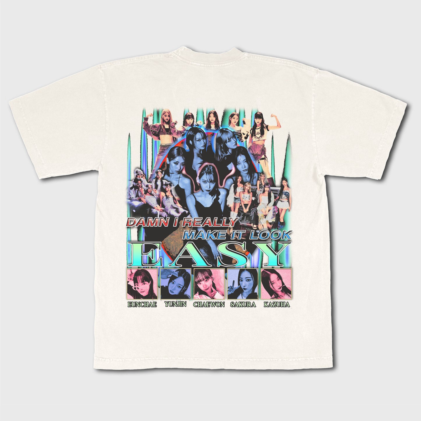 SSERAFIM Tee - Vintage WHITE