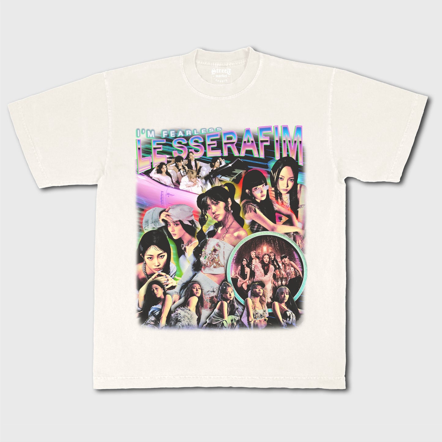 SSERAFIM Tee - Vintage WHITE