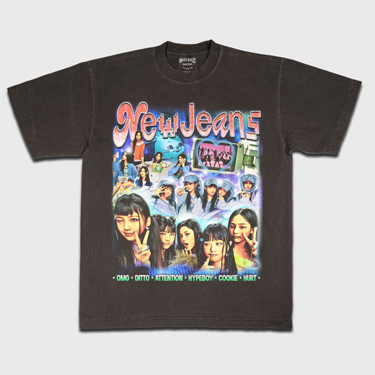 NEWJEANS 2.0 Tee - Vintage BLACK