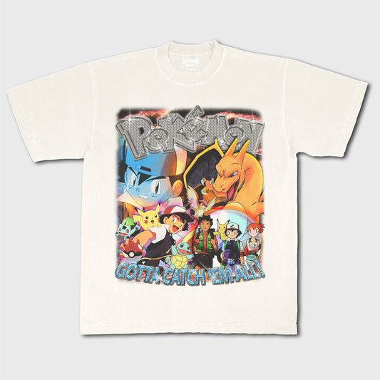 POKE Tee - Vintage WHITE