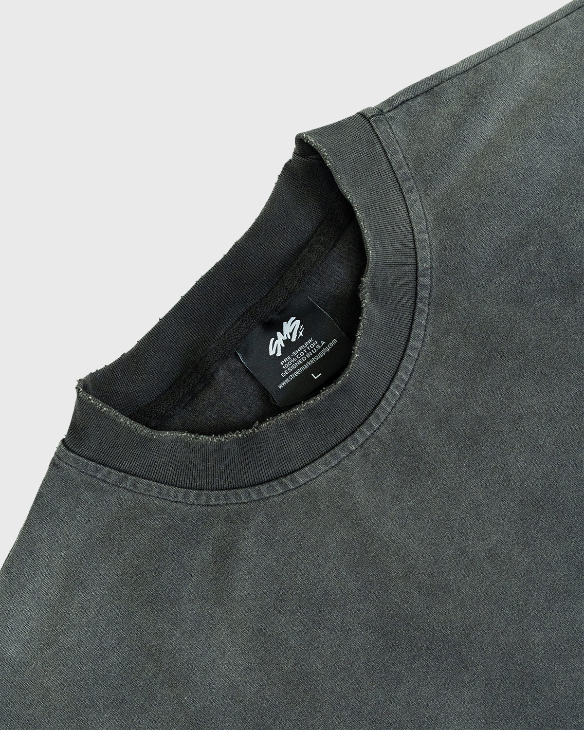 Labubu Tee - Faded Black